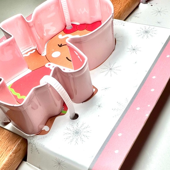 Pink Gingerbread House Silicone Spatula + Metal Pink Girl Cookie Cutter - Picture 5 of 10